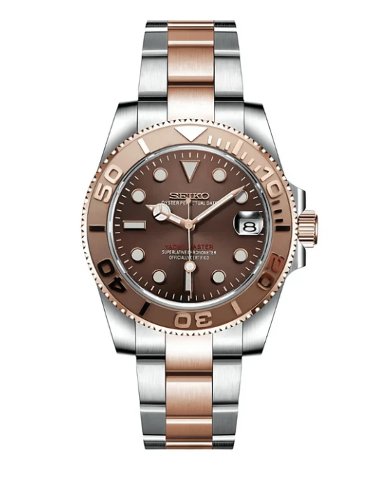 Seiko Mod Yachtmaster Rose