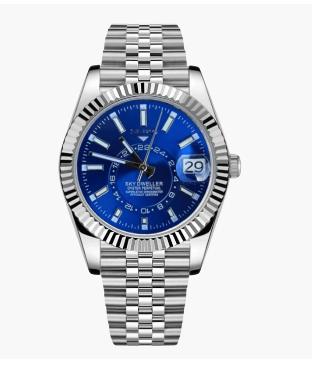Seiko Mod Skydweller Blue Dial