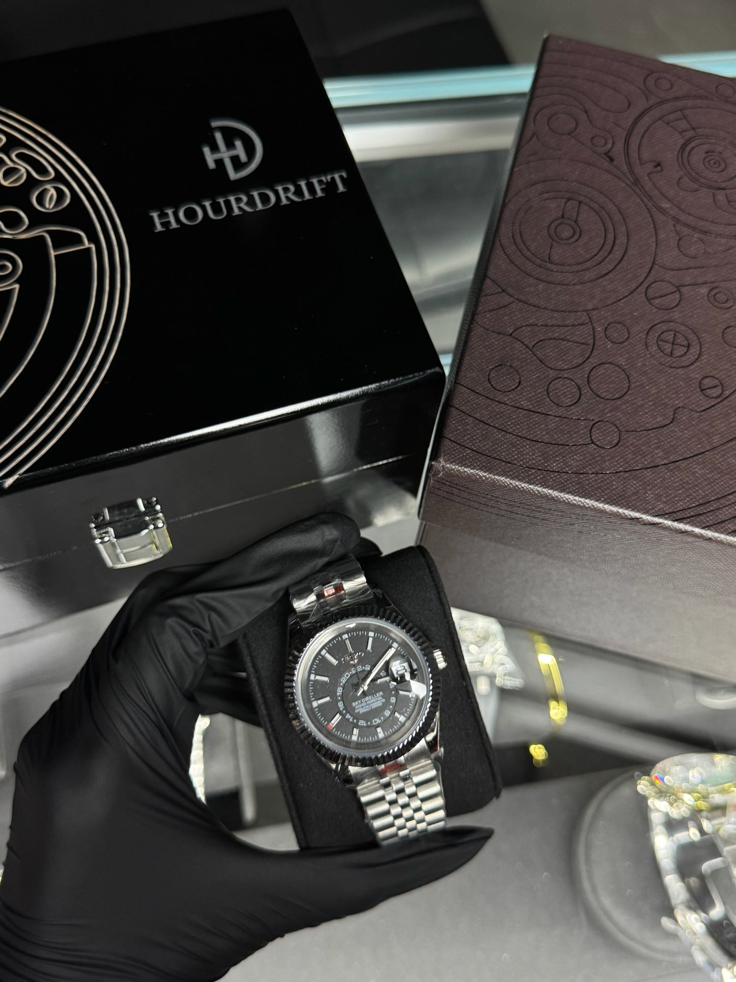 Seiko Mod Skydweller Black Dial