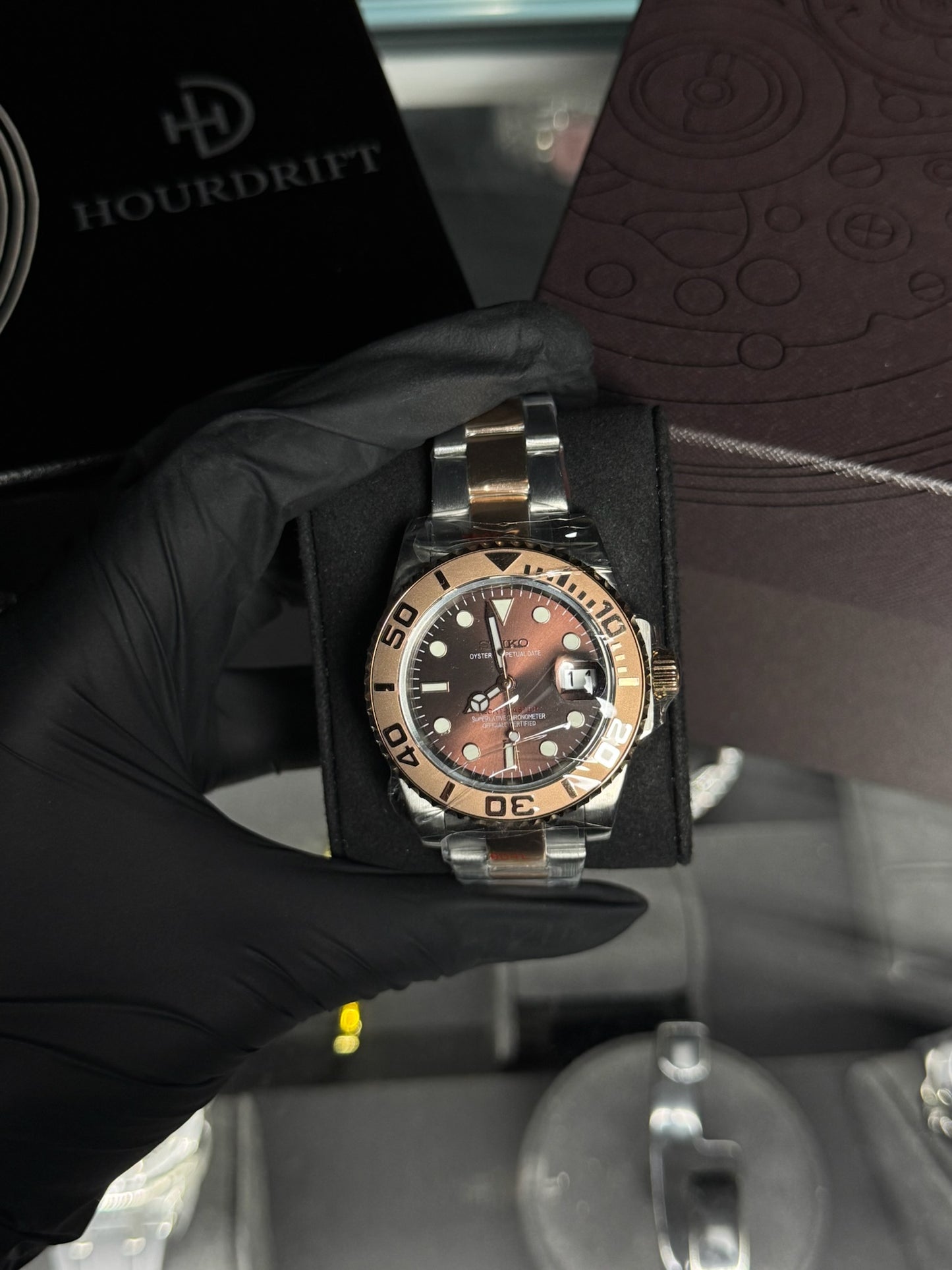 Seiko Mod Yachtmaster Rose