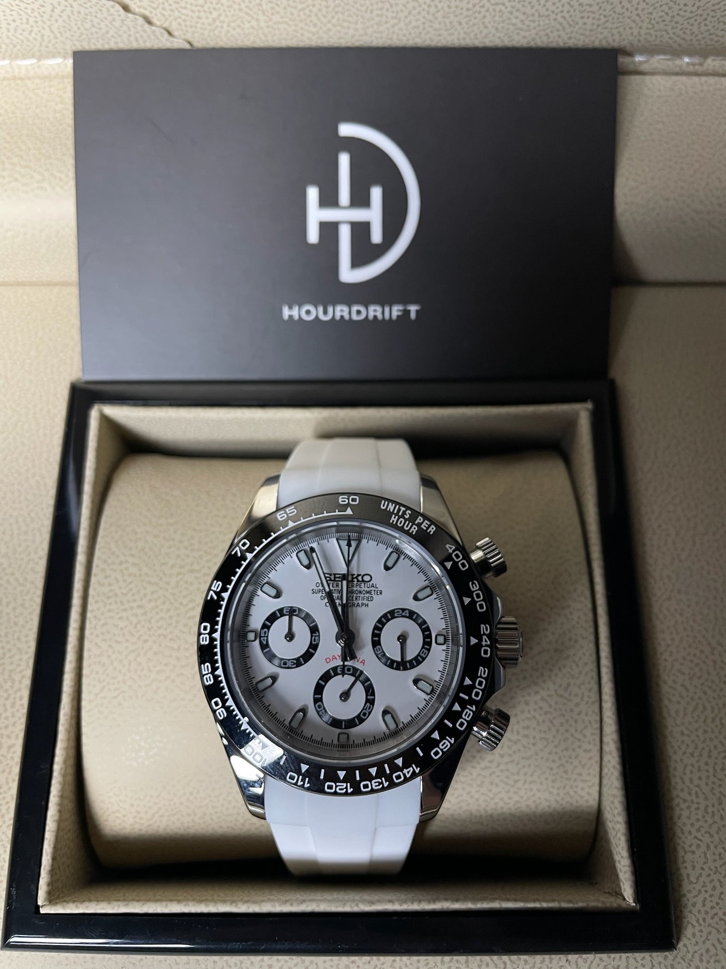 Seiko Mod Daytona Panda (Rubber Strap)