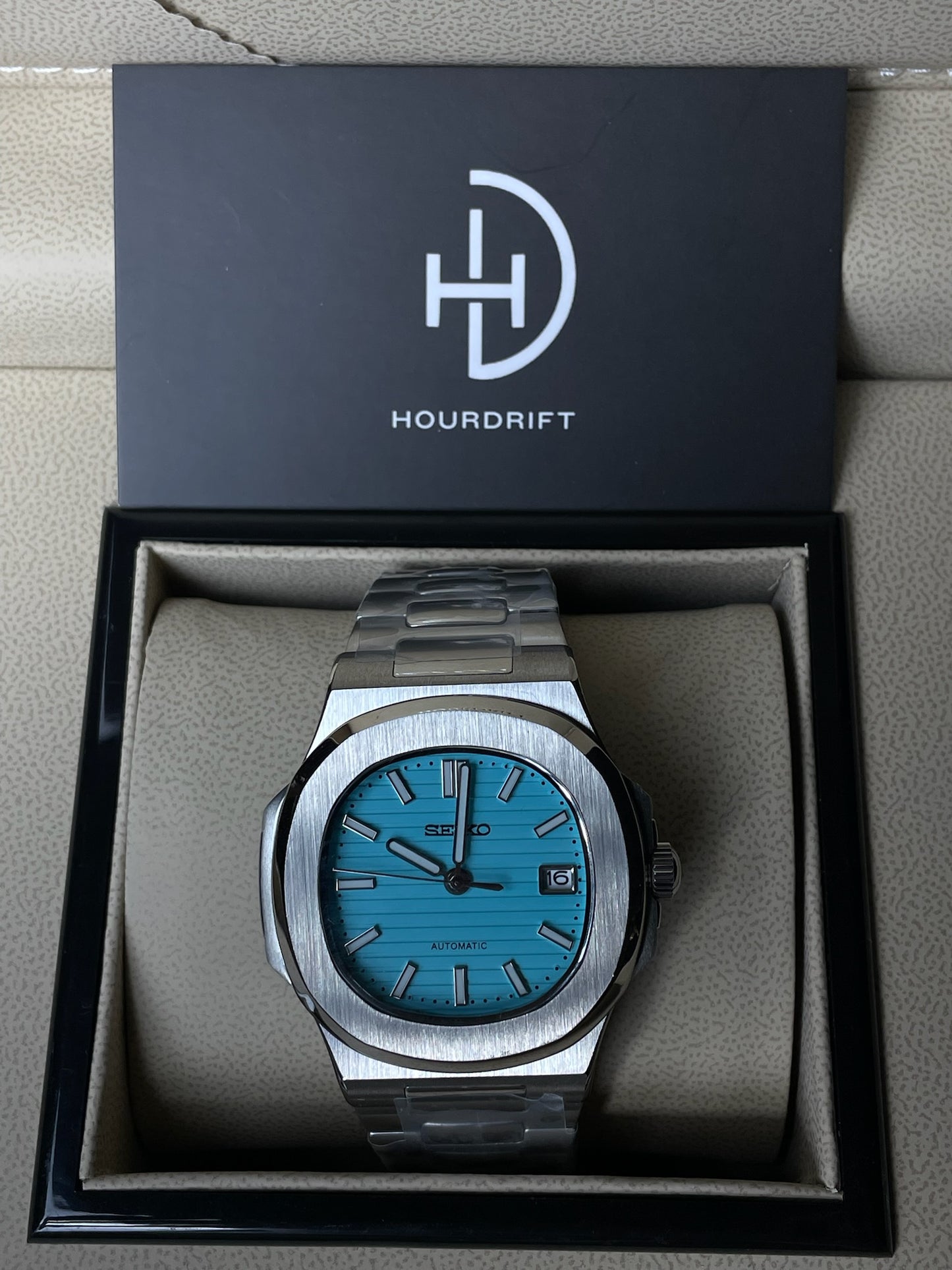 Seiko Mod Nautilus Tiffany Blue