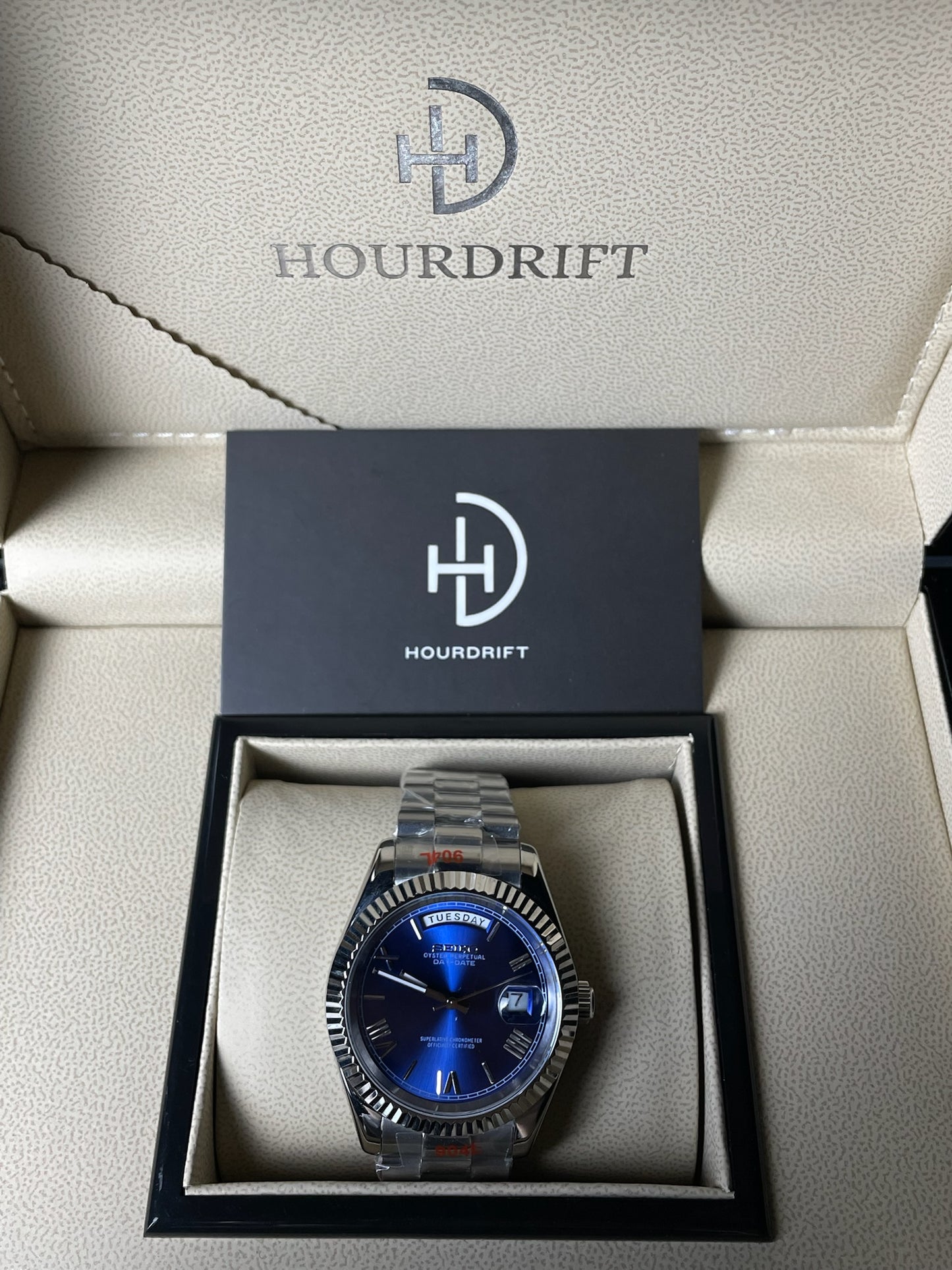Seiko Mod Daydate Blue