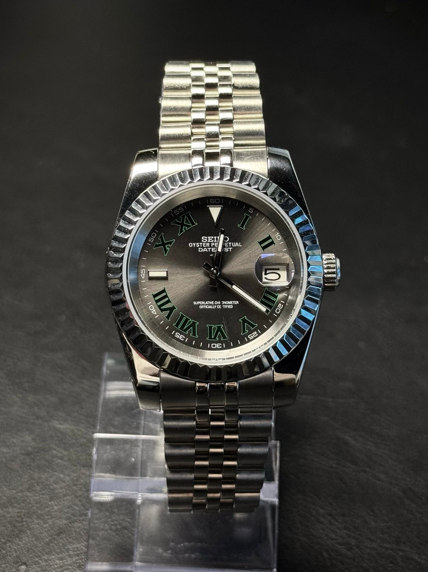 Seiko Mod Datejust Wimbledon