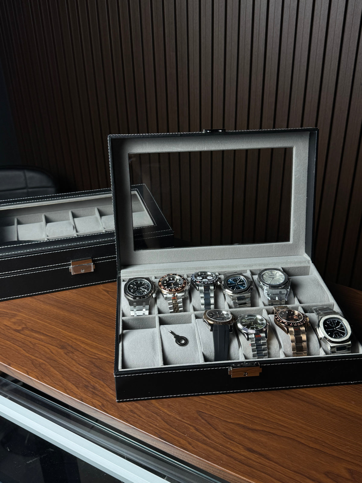 12 Slots Premium Watch Storage Box