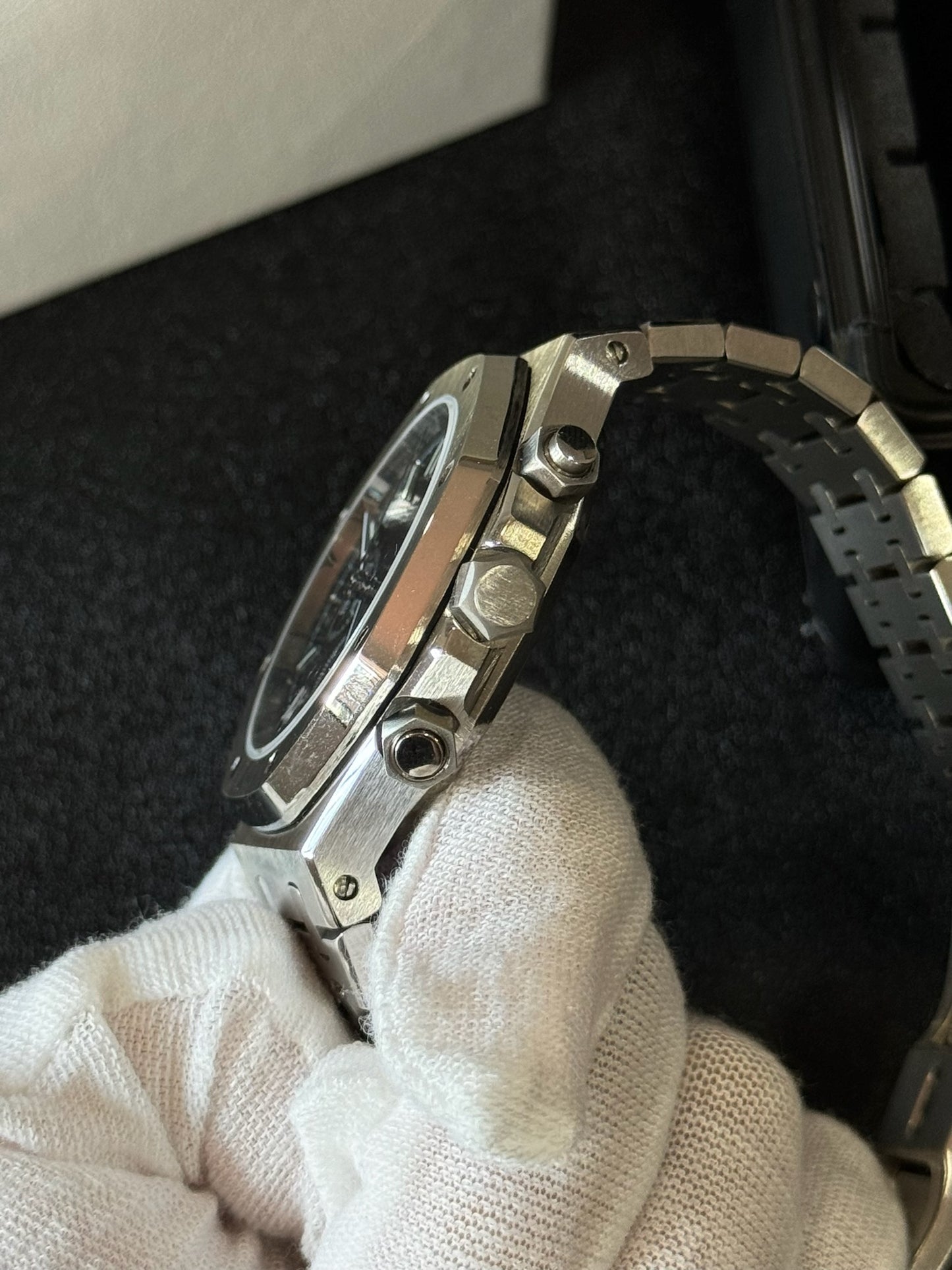 Seiko Mod Royal Oak Black Dial