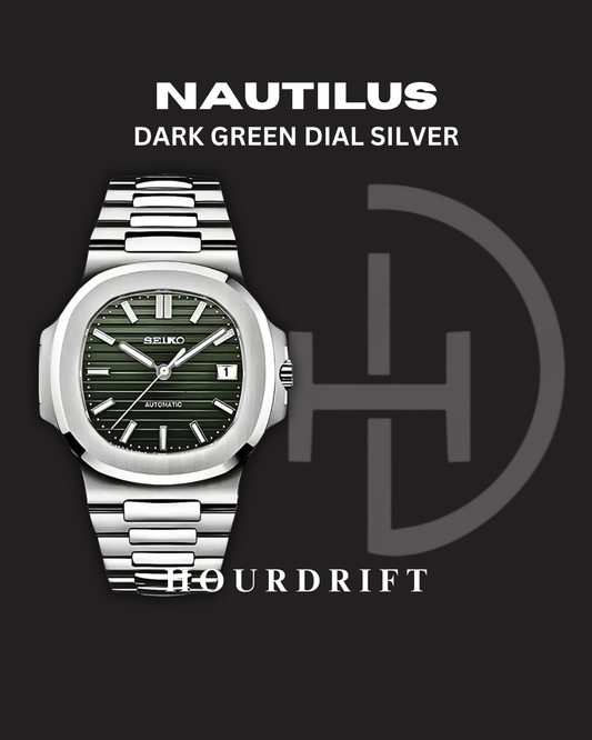 Seiko Mod Nautilus Green