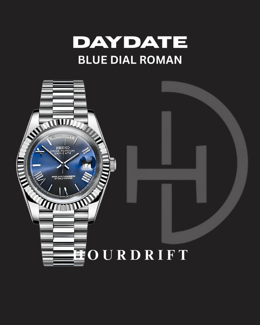 Seiko Mod Daydate Blue