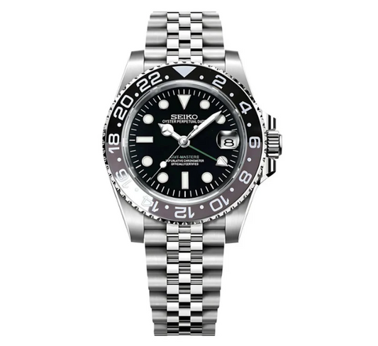 Seiko Mod Bruce Wayne GMT