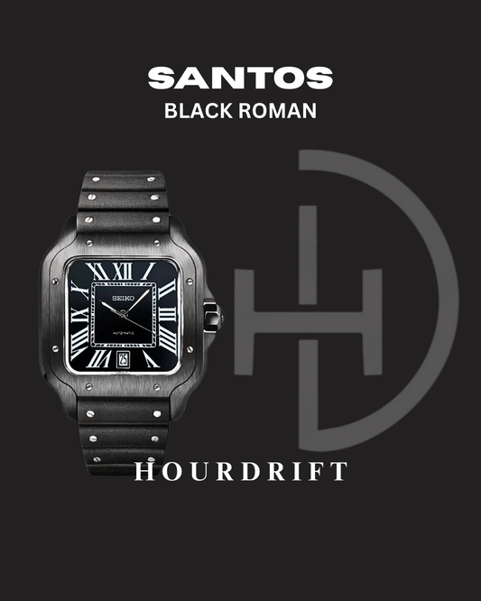 Seiko Mod Santos Black
