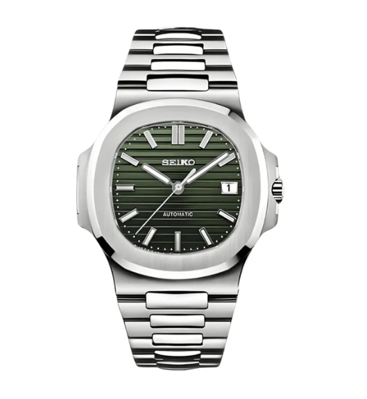Seiko Mod Nautilus Green