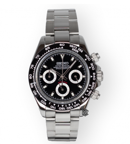 Seiko Mod Black Daytona