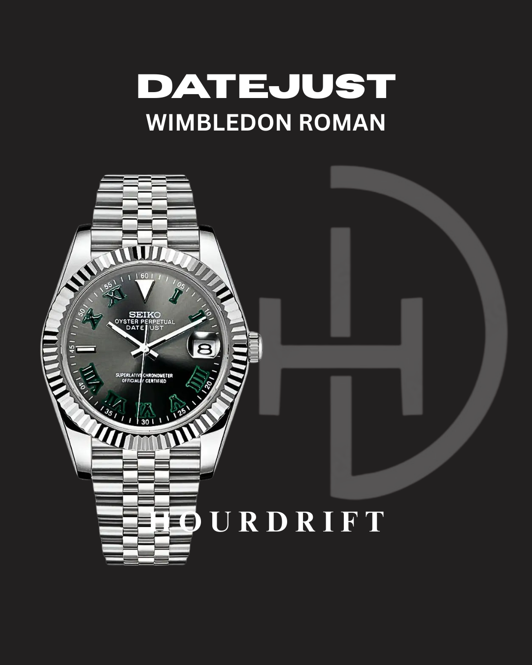 Seiko Mod Datejust Wimbledon
