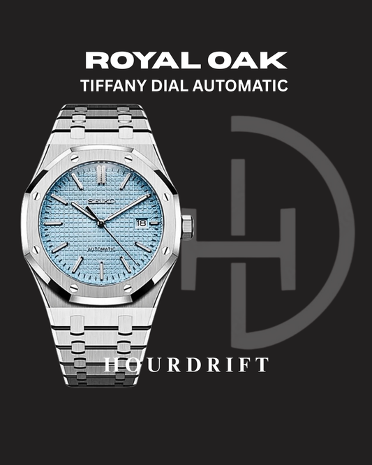 Seiko Mod Royal Oak Tiffany Blue