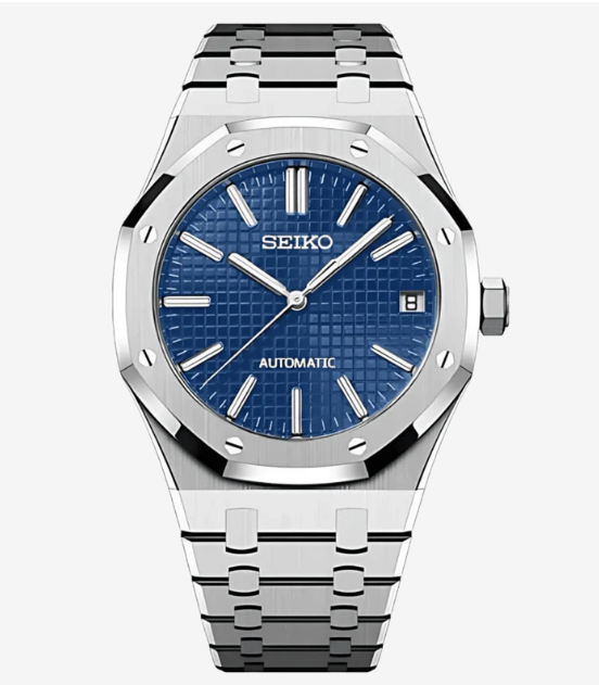 Seiko Mod Royal Oak Blue Automatic