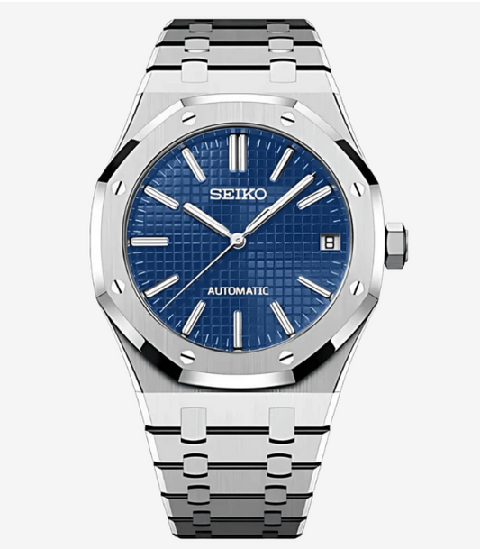 Seiko Mod Royal Oak Blue Automatic
