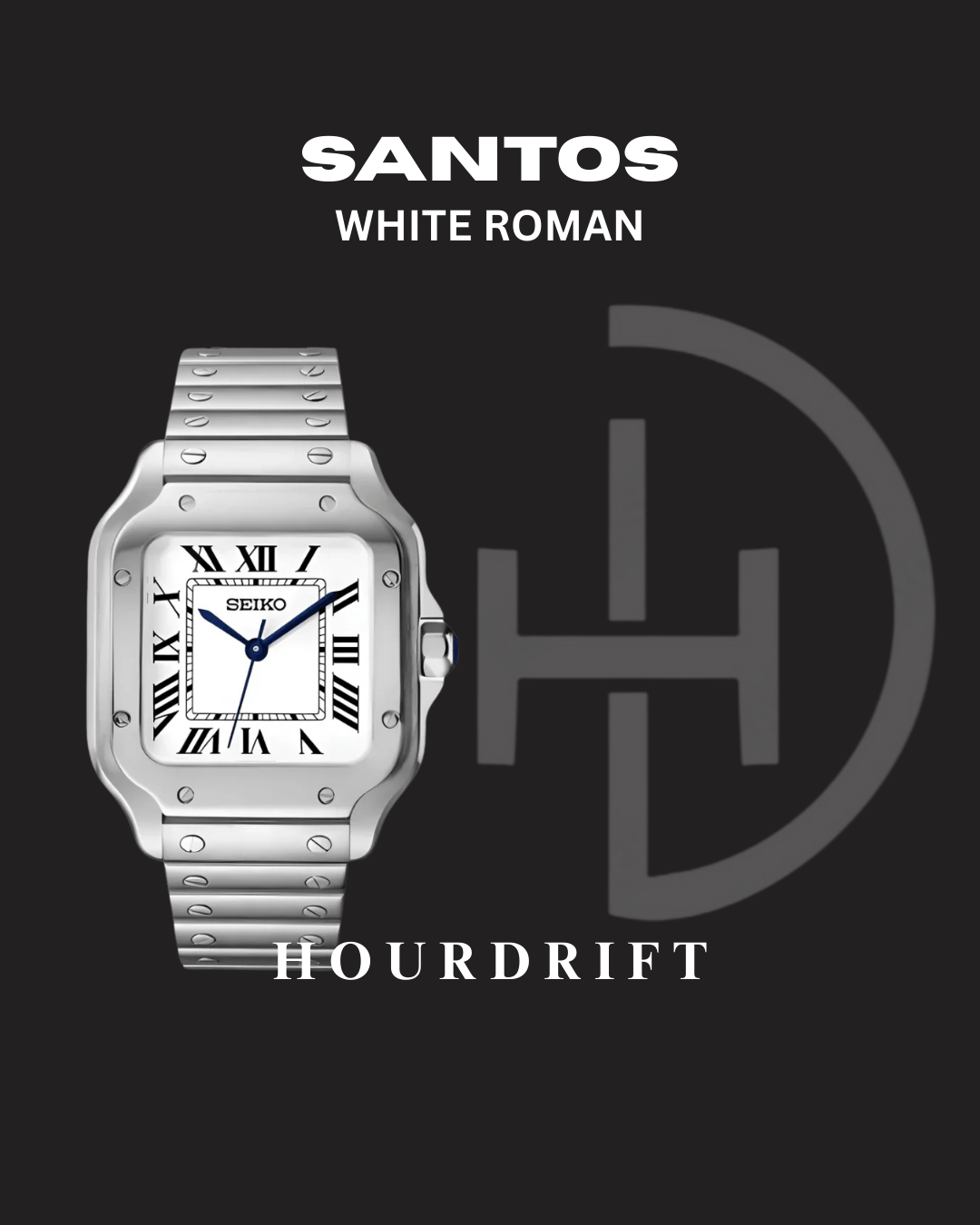 Seiko Mod Santos White