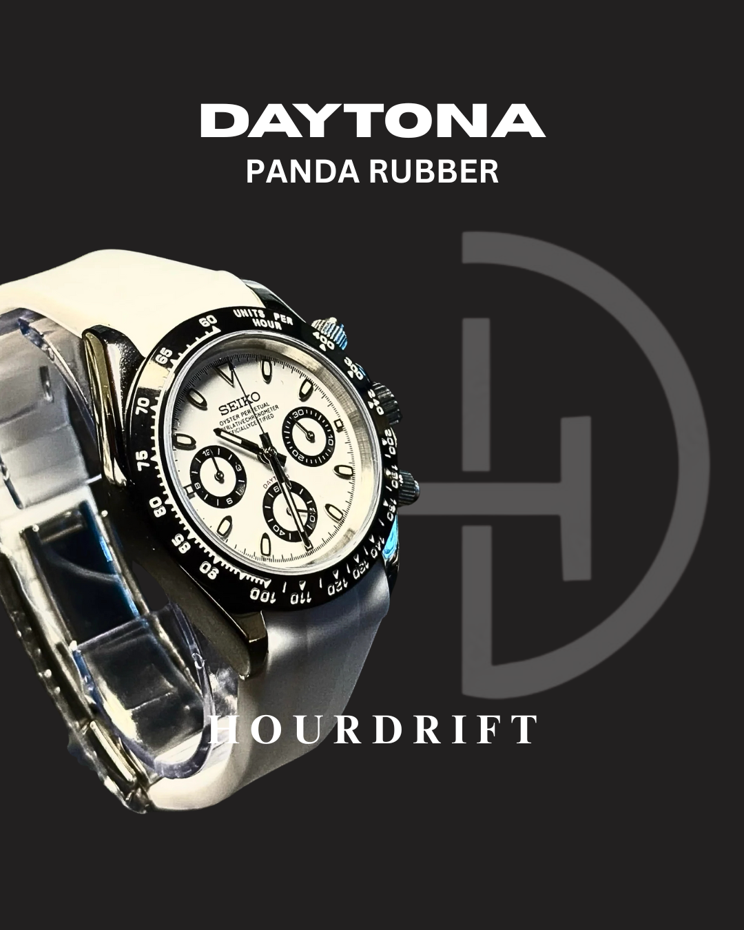 Seiko Mod Daytona Panda (Rubber Strap)