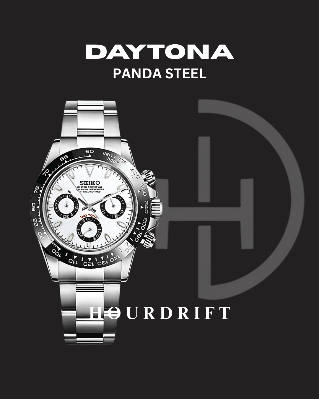 Seiko Mod Daytona Panda