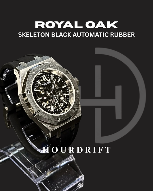 Seiko Mod Royal Oak Skeleton (Rubber Strap)