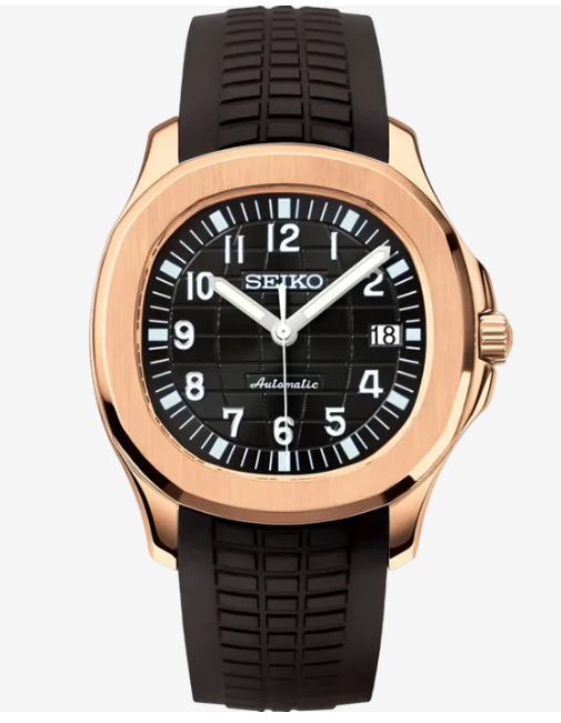 Seiko Mod Aquanaut Midnight Gold