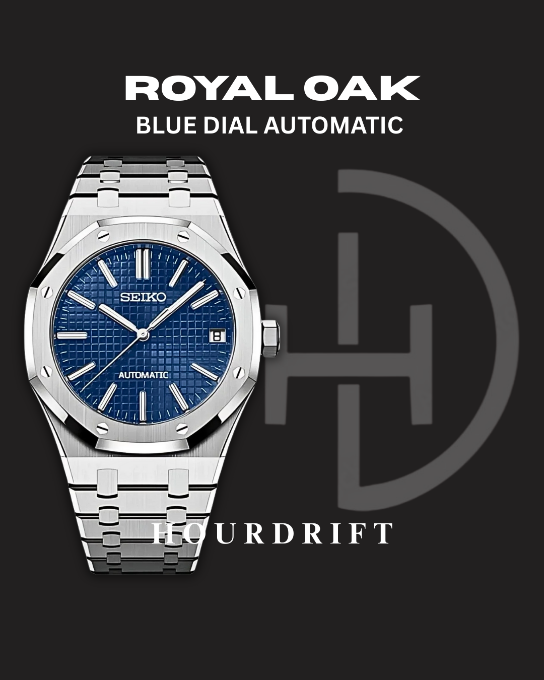 Seiko Mod Royal Oak Blue Automatic
