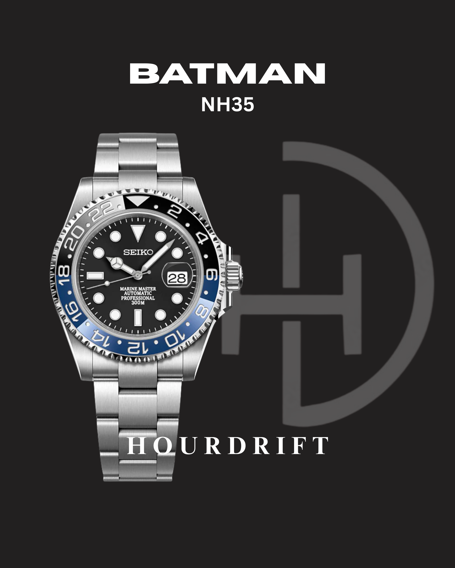 Seiko Mod Batman – Hour Drift