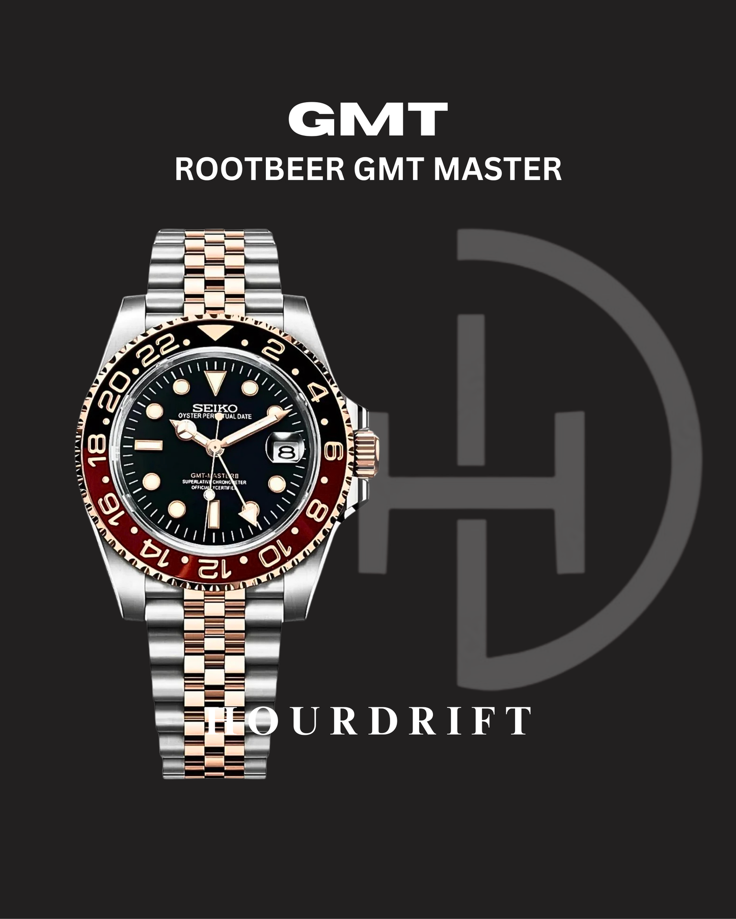 Seiko Mod Rootbeer GMT