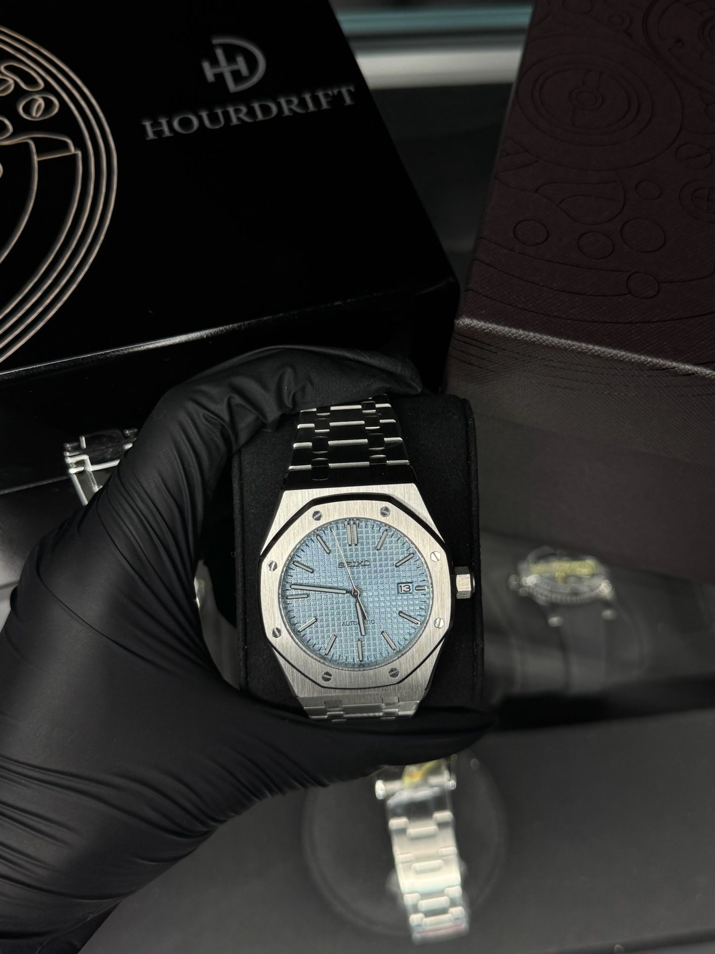 Seiko Mod Royal Oak Tiffany Blue
