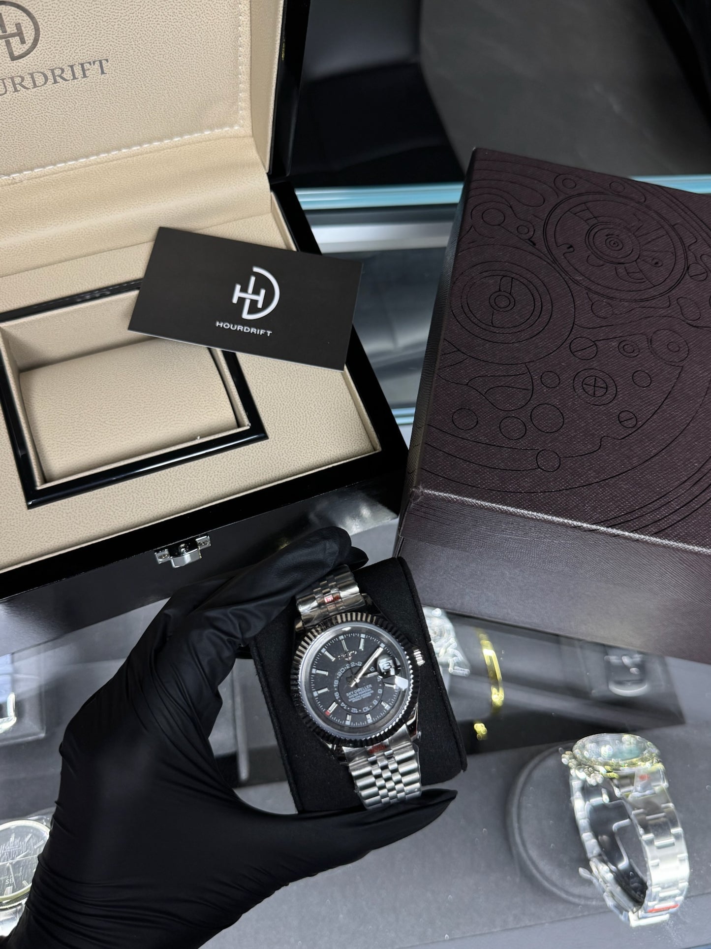 Seiko Mod Skydweller Black Dial