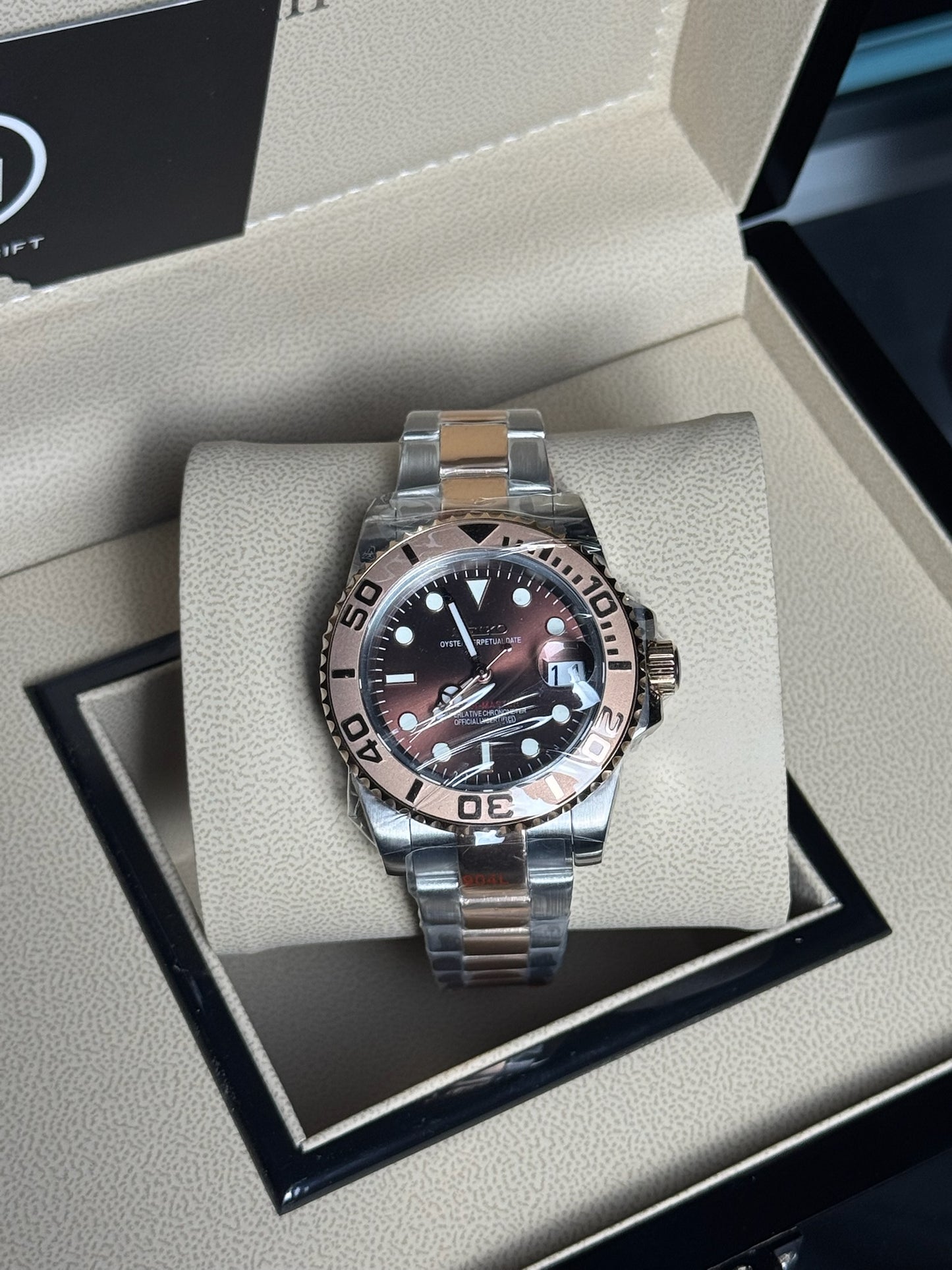Seiko Mod Yachtmaster Rose