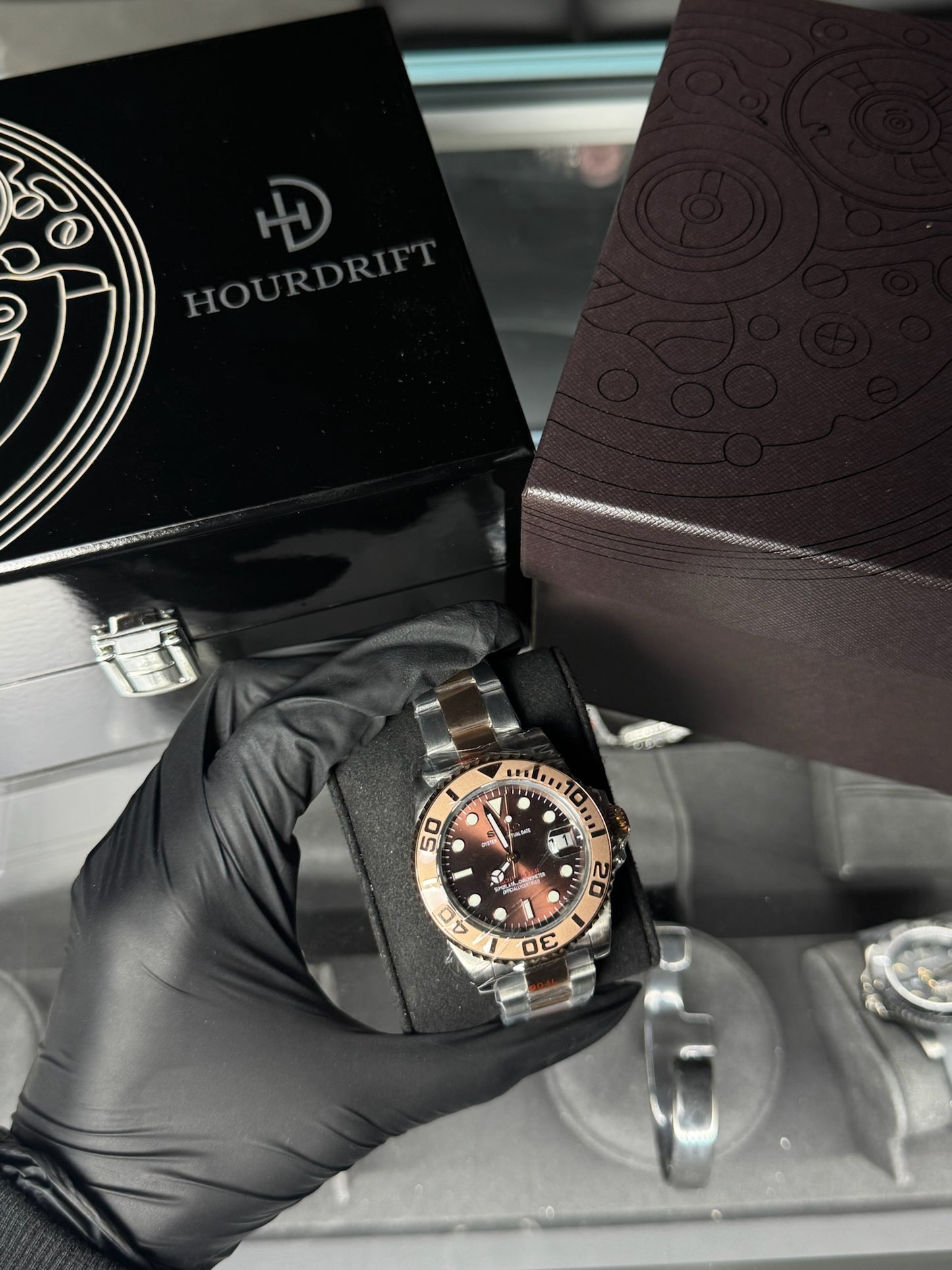 Seiko Mod Yachtmaster Rose