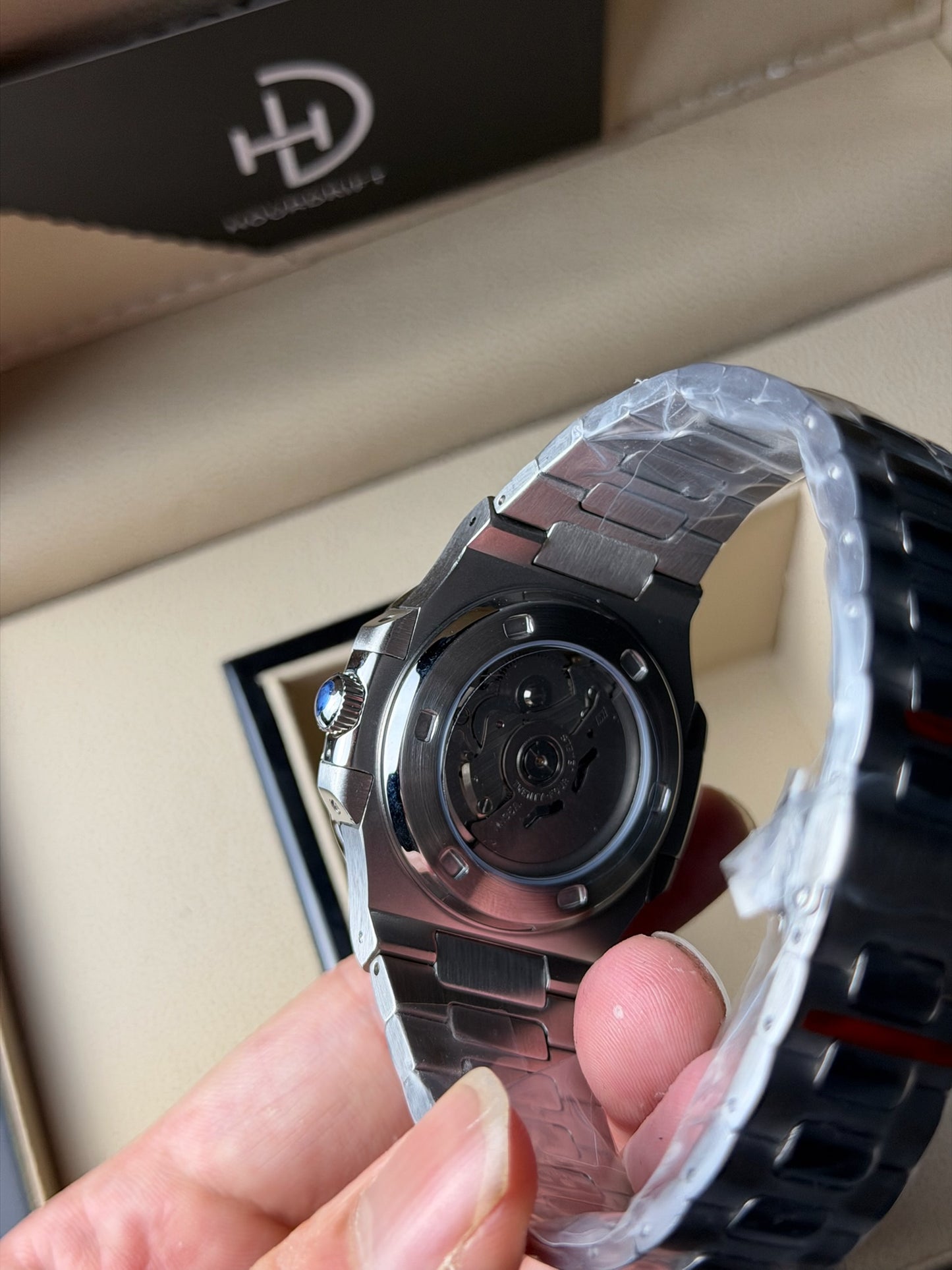 Seiko Mod Nautilus Deep Blue