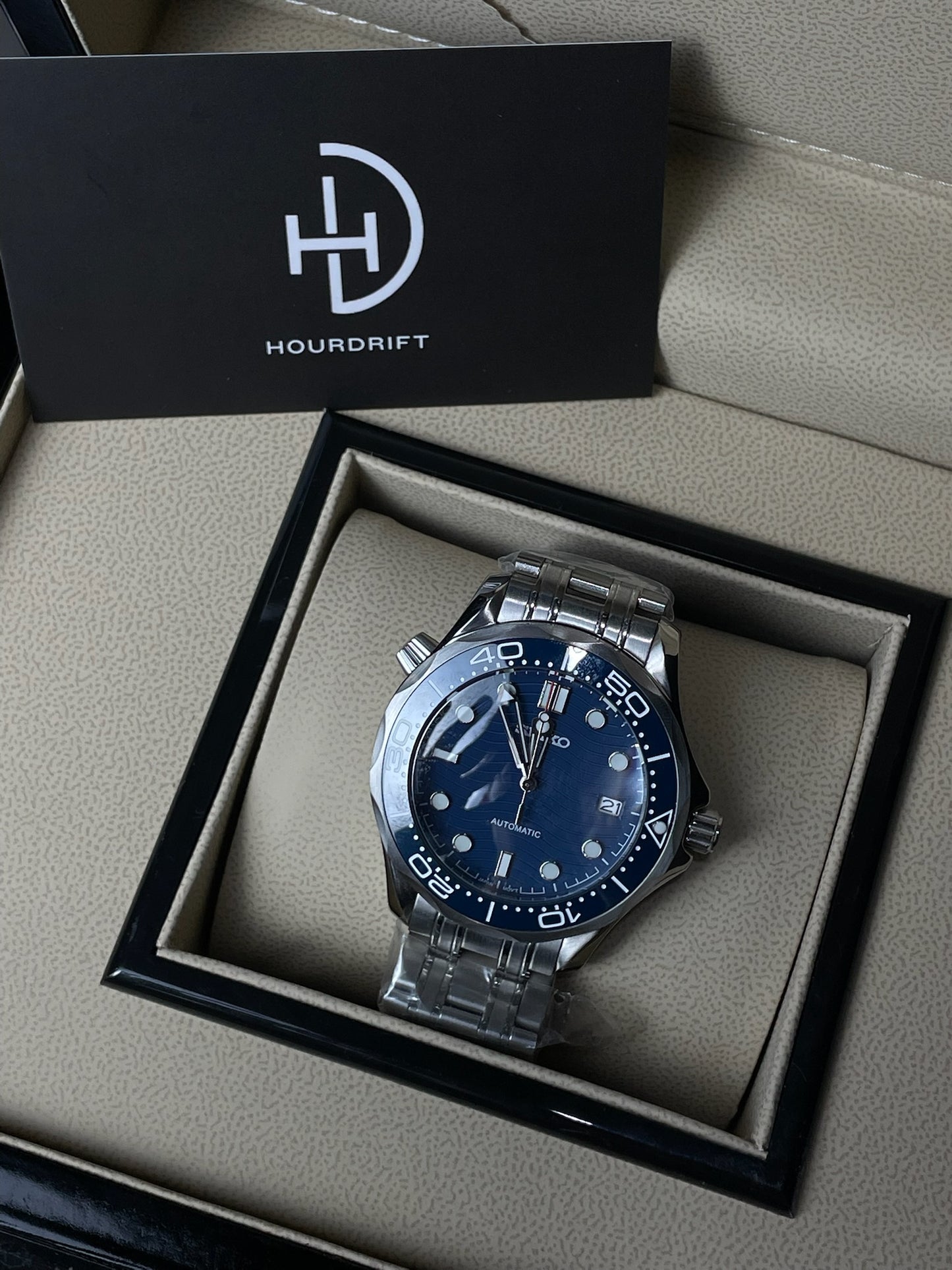 Seiko Mod Seamaster Diver Blue