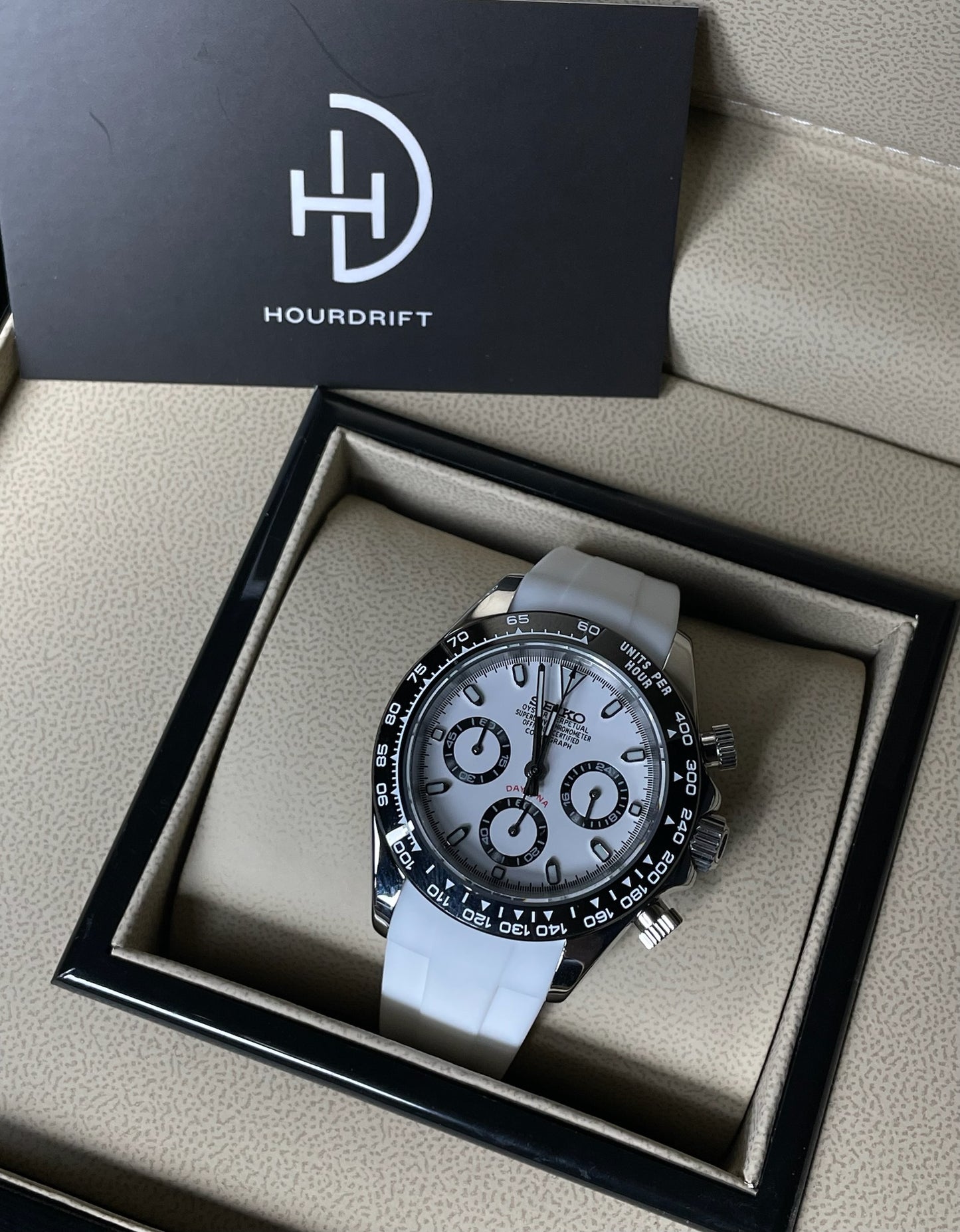 Seiko Mod Daytona Panda (Rubber Strap)