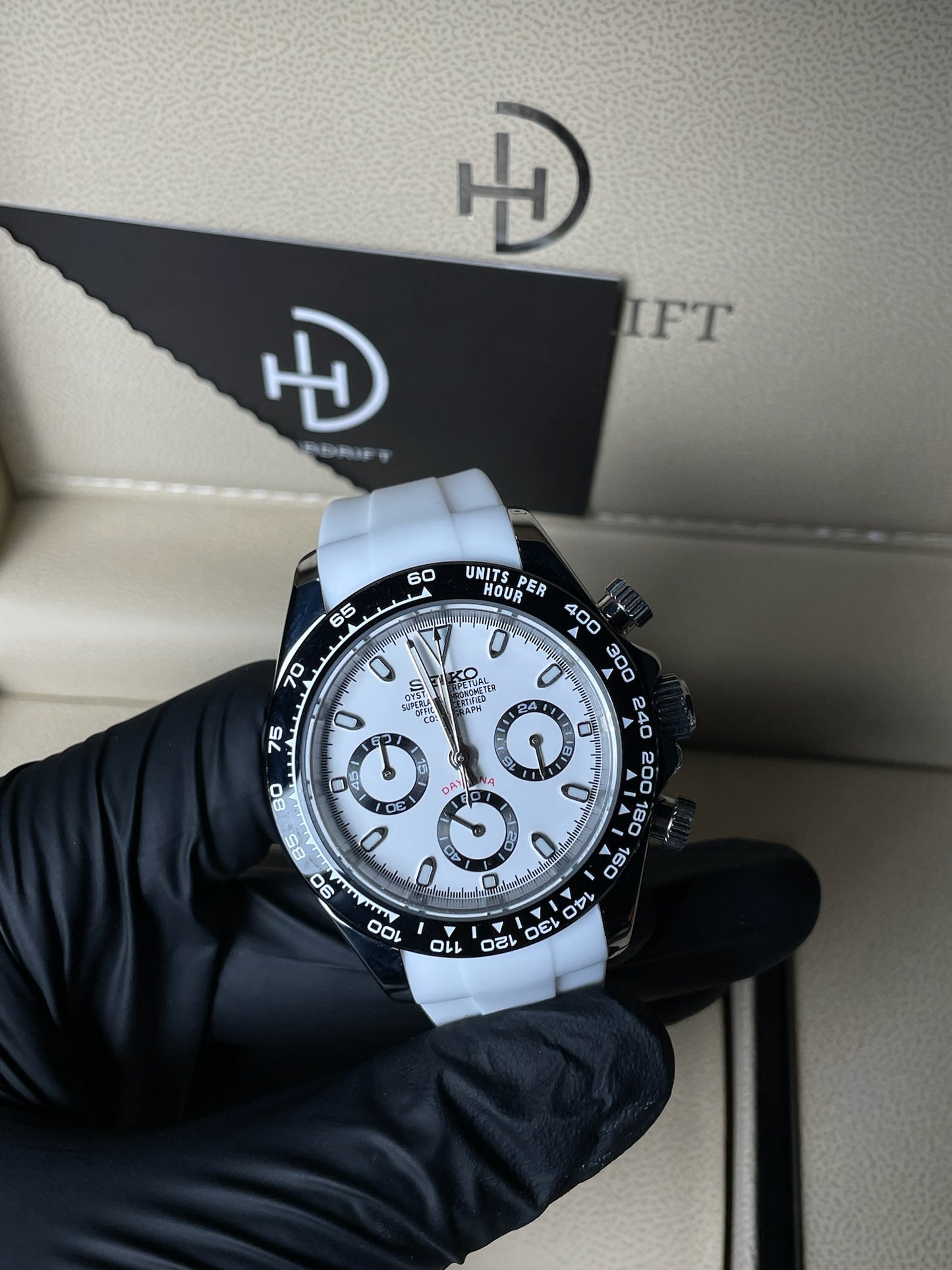 Seiko Mod Daytona Panda (Rubber Strap)