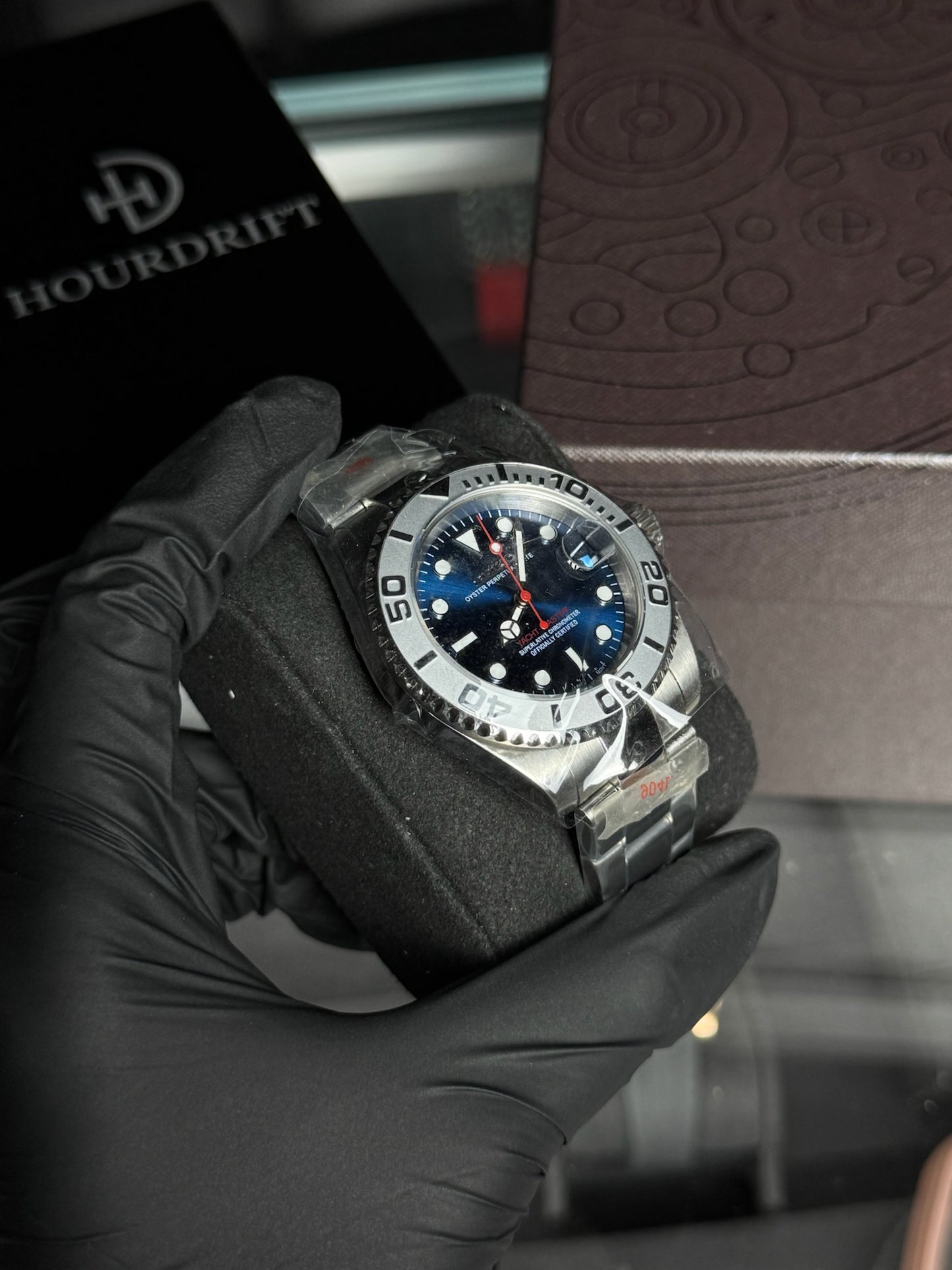 Seiko Mod Yachtmaster Blue