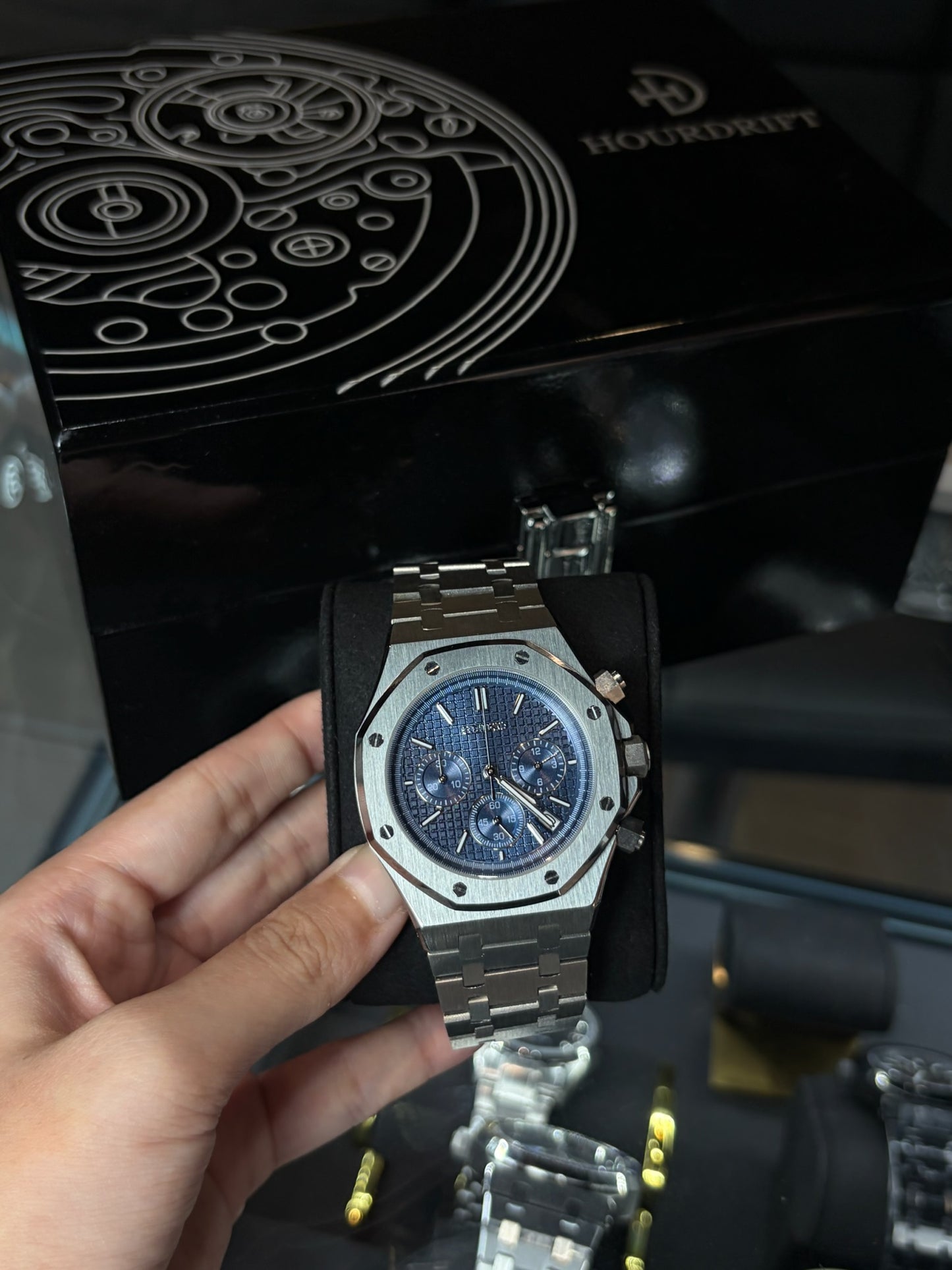 Seiko Mod Royal Oak Blue Dial