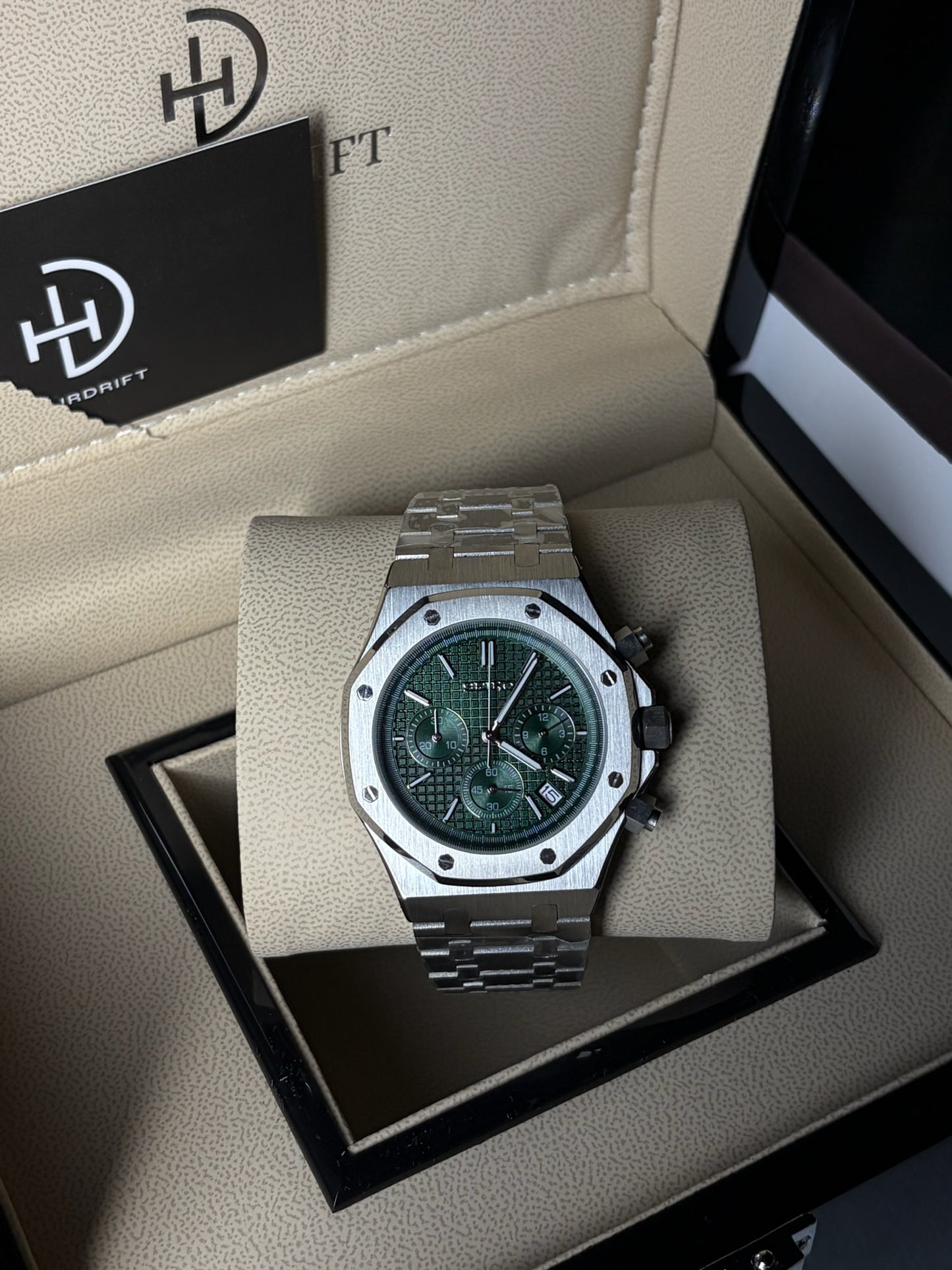 Seiko Mod Royal Oak Green Dial