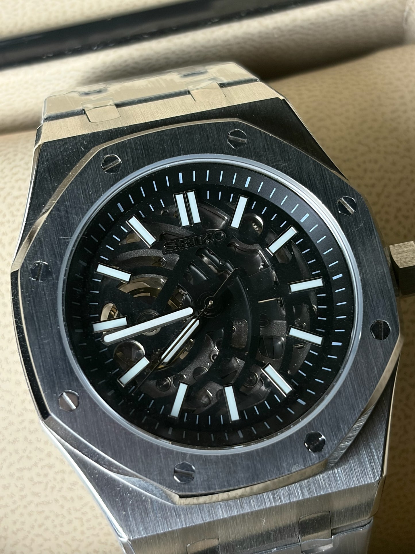 Seiko Mod Royal Oak Skeleton