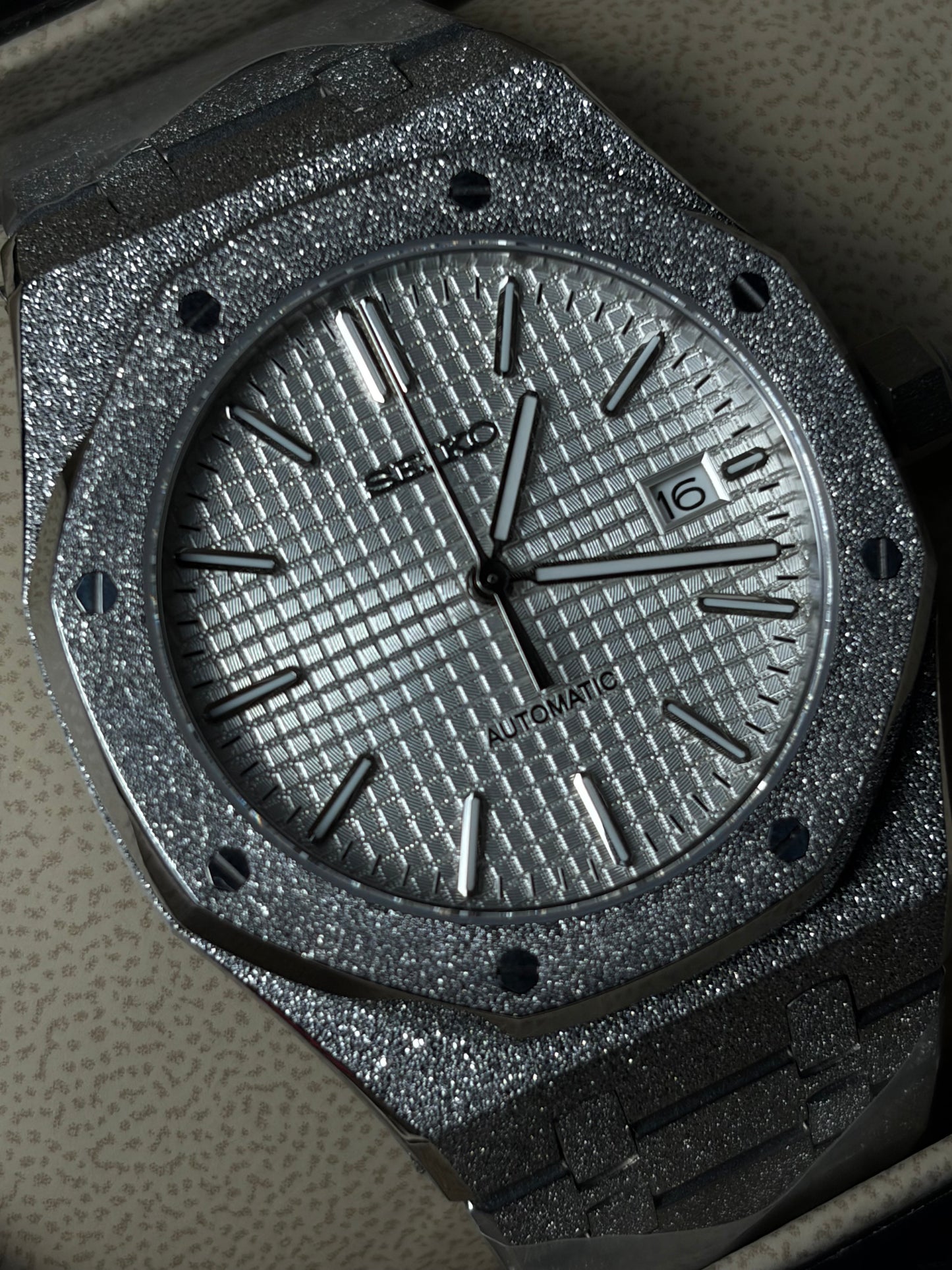 Seiko Mod Royal Oak Frosted