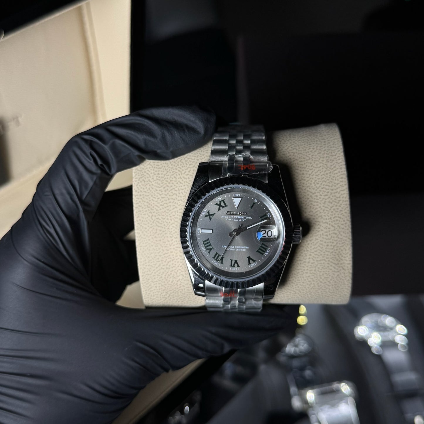 Seiko Mod Datejust Wimbledon