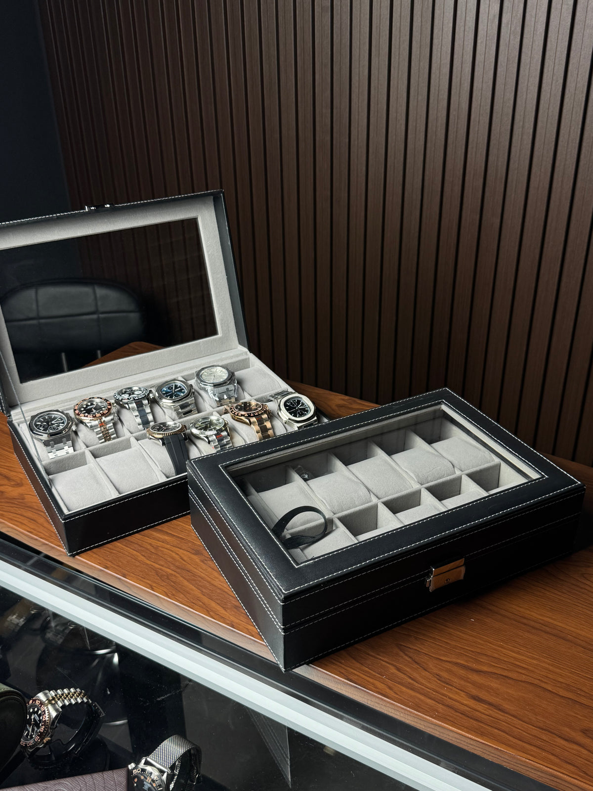 12 Slots Premium Watch Storage Box