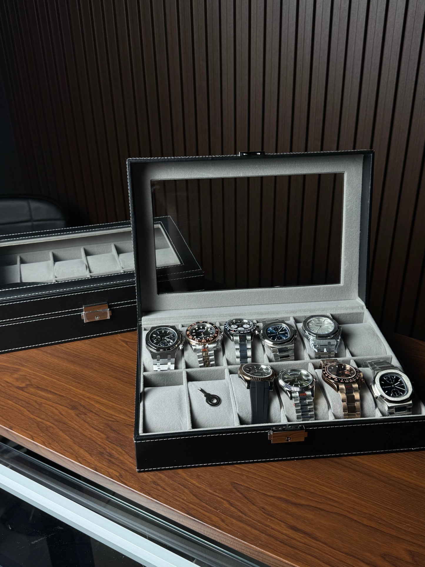 12 Slots Premium Watch Storage Box