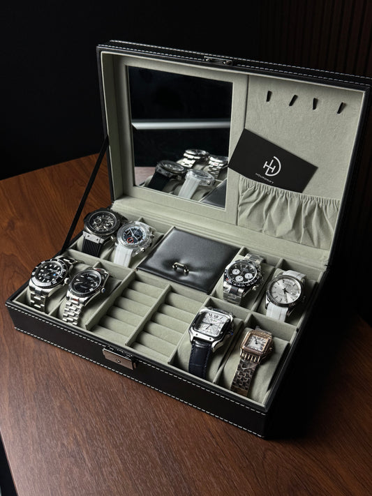 8 Slots Multipurpose Premium Watch Storage Box
