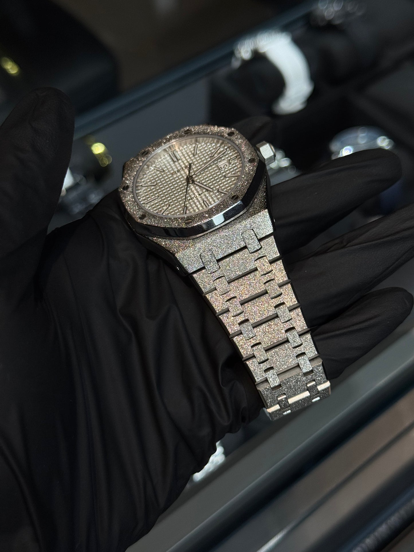 Seiko Mod Royal Oak Frosted