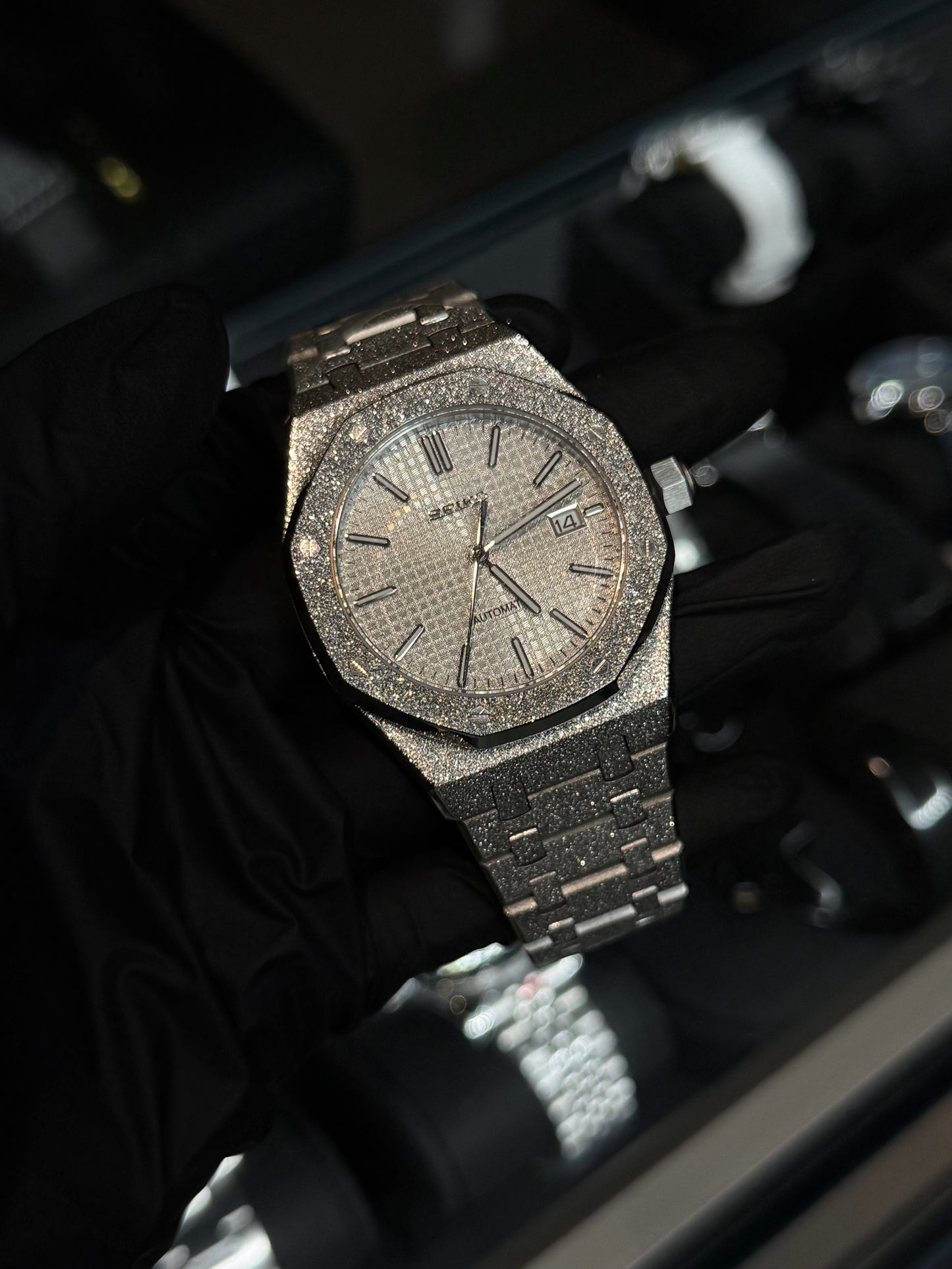 Seiko Mod Royal Oak Frosted