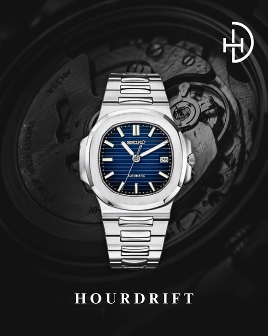 Seiko Mod Nautilus Deep Blue