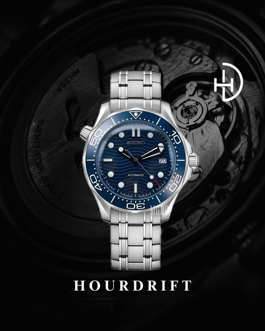 Seiko Mod Seamaster Diver Blue