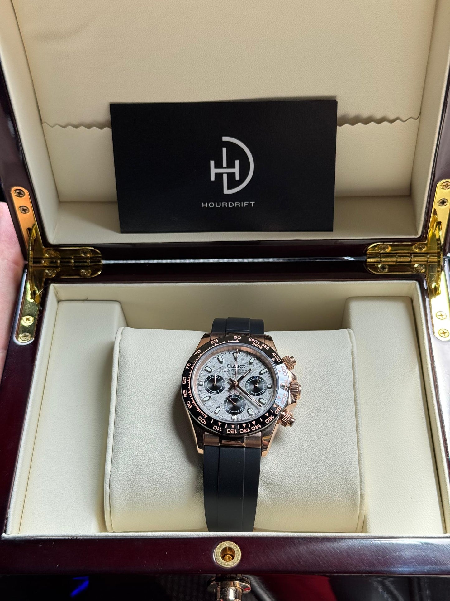 Seiko Mod Daytona Cosmograph (Rubber Strap)